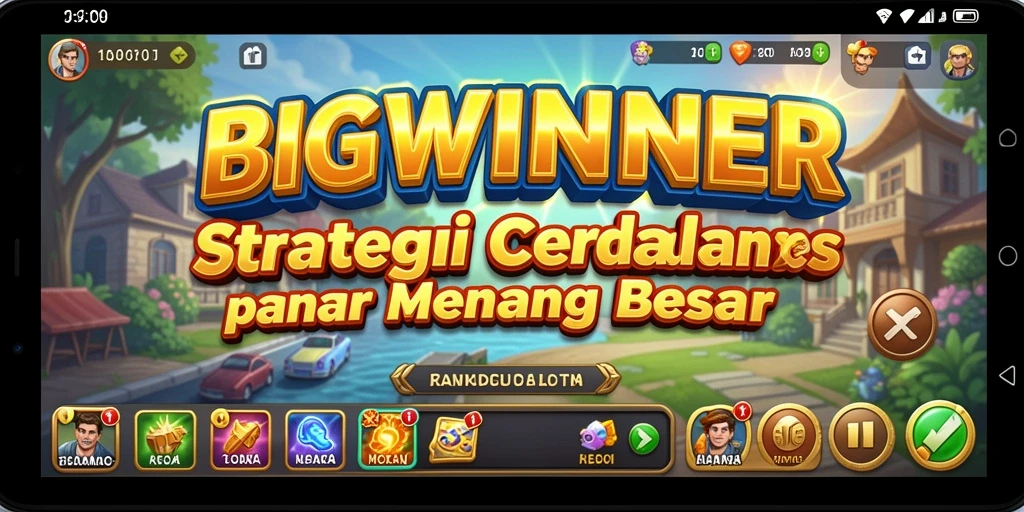 Tangkapan layar menunjukkan gameplay strategi yang mendebarkan di BIGWINNER.