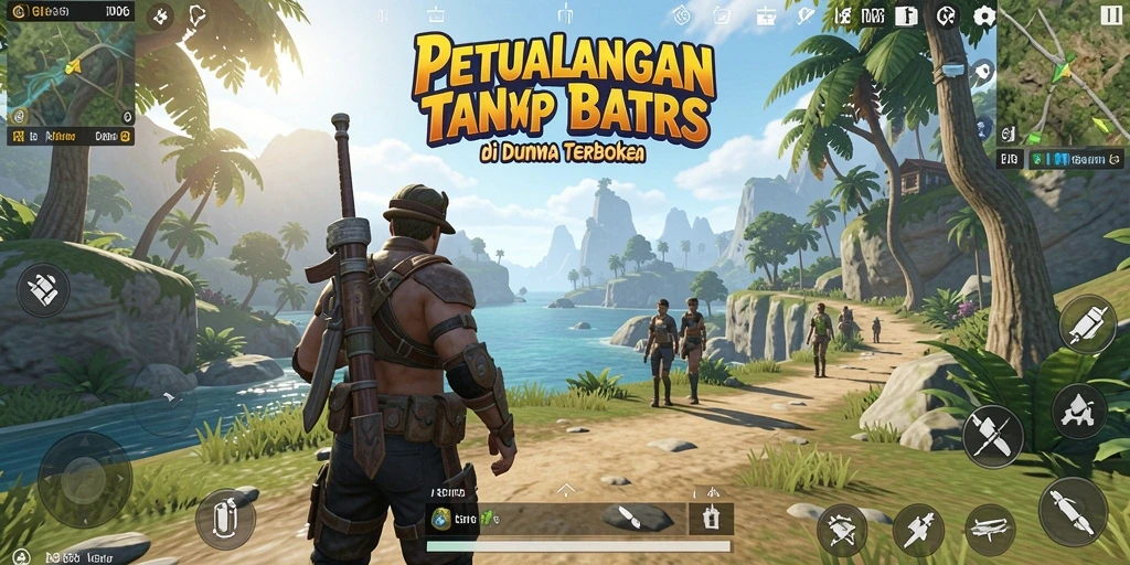 Tampilan menarik dari gameplay dunia terbuka D06.