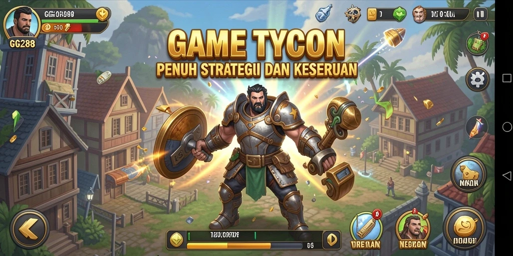 Tampilan gameplay Tycoon yang menarik dan interaktif.