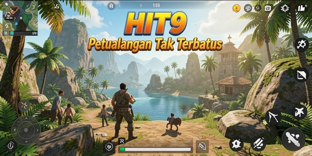 Gameplay HIT9 yang menakjubkan dalam dunia yang luas.