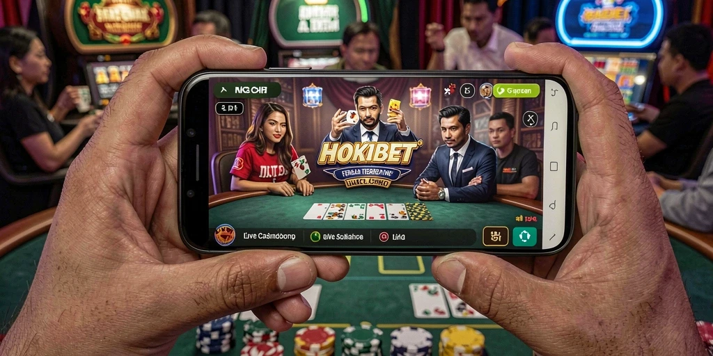 Tampilan gameplay Live Casino yang mengasyikkan dan interaktif.