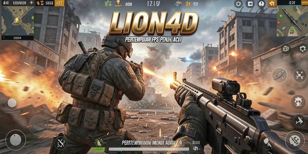 Tampilan permainan LION4D yang intens dan mendebarkan