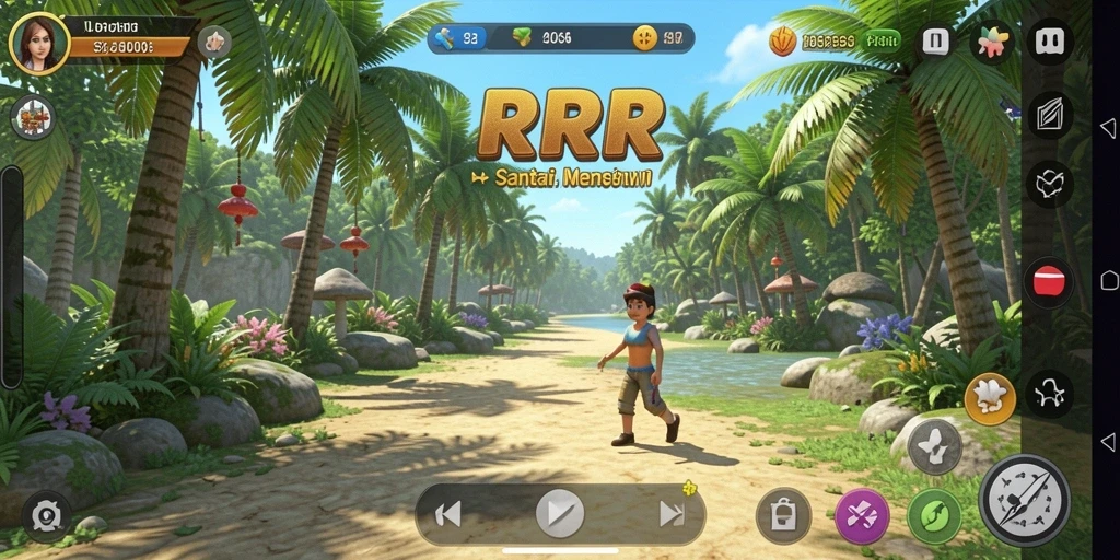 Screenshot gameplay RPRR yang menggambarkan keseruan permainan Casual.
