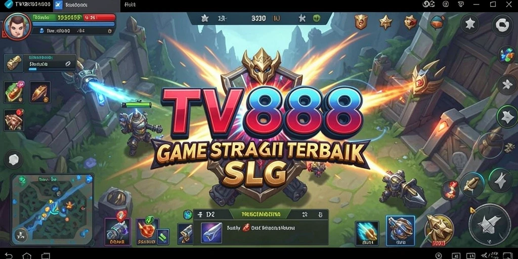 Screenshot TV888 menunjukkan intensitas gameplay strategi yang mendebarkan.